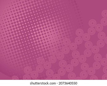 Red business presentation vector background with polka dots pattern and text space.