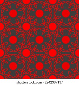 ROTE BUTTERFLIESSEN SEAMLESS VEKTORSPATTER