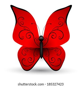 Red butterfly
