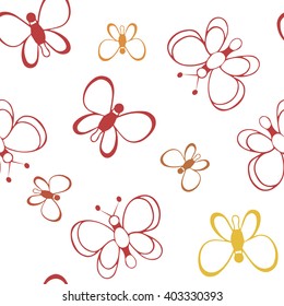 red butterfly