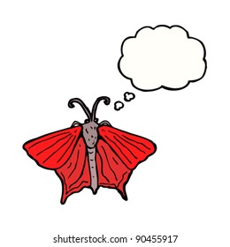 red butterfly cartoon