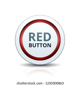 Red Button label illustration