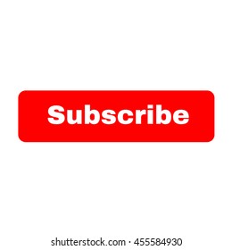 Red button "subscribe" to the video blog