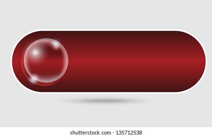 red button for text
