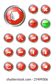 red buttons collection part 1