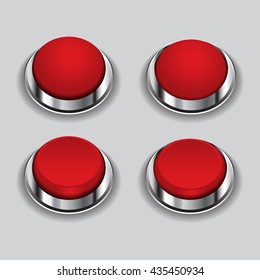 red buttons vector illustration