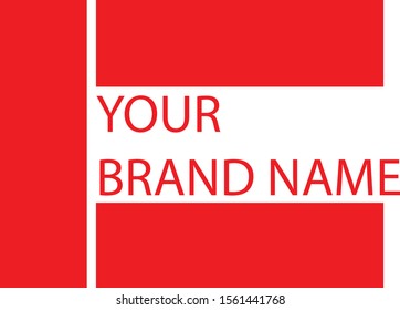 Red C Letter Logo Vector Design