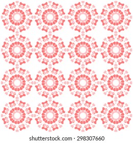 red camellia flower pattern