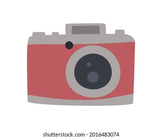 red camera photographic device icon