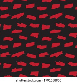 Red Camouflage abstract seamless pattern background suitable for fashion textiles, graphics