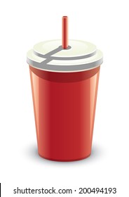 Red can of drink