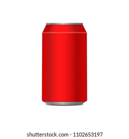 red can vector, can bottle.