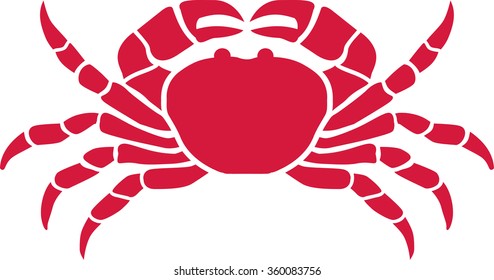 Red cancer crab