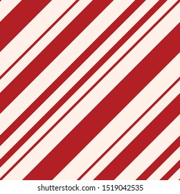 Red Candy Cane Stripes Seamless Pattern