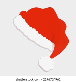 Red caps png. Christmas decorations. Santa Claus hat. Christmas image.