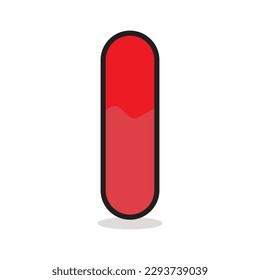 red capsule for health.No people