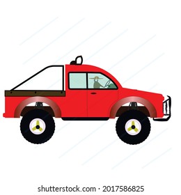 RED CAR, ADVENTURE CAR, DOUBLE GARDAN CAR