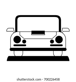 red car frontview icon image 