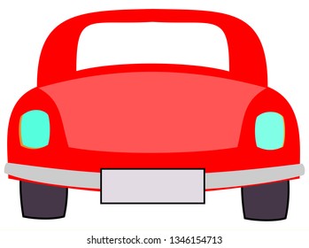 red car vector