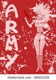 Red card army