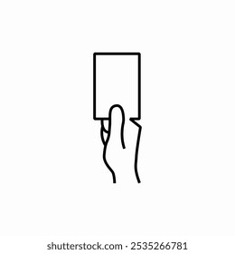 red card icon sign vector