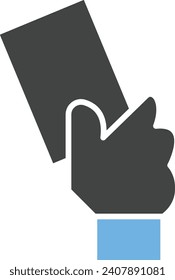 Red Card icon vector image. Suitable for mobile application web application and print media.