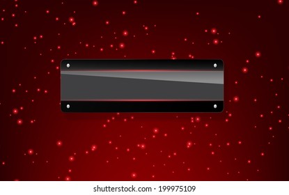 Red card with space for your text (eps10 Vector)
