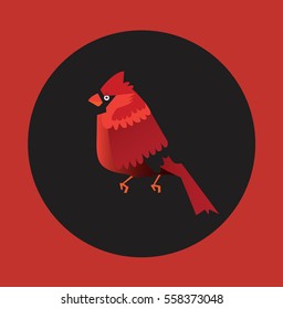 Red Cardinal Vector