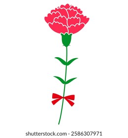 Red carnations for Mother's Day