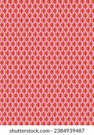 red carp streamer "Koinobori" scales' pattern
