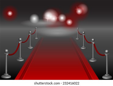 Red Carpet Black Color Background 3d Stock Illustration 1213175767
