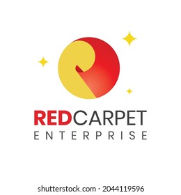 Red Carpet Circle R Letter Logo