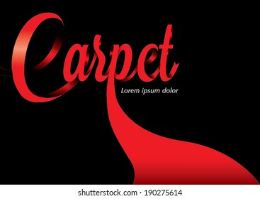 Red carpet design template