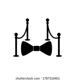 red carpet event icon vector sign