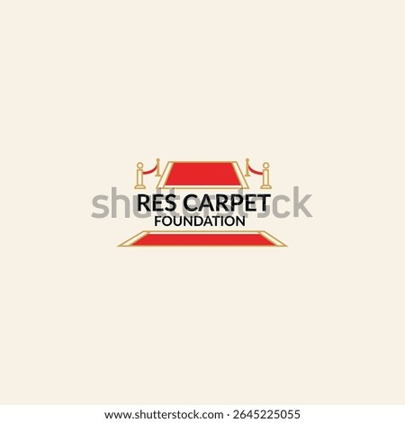  Red Carpet Foundation Logo Design Woman silhouette on red carpet Red Carpet Background Red carpet and stanchions, against white background