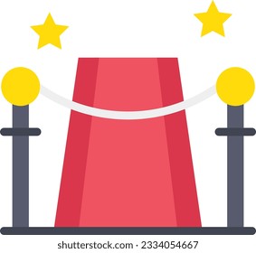 Red Carpet Icon image. Suitable for mobile application.