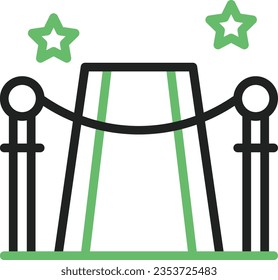 Red Carpet Icon image. Suitable for mobile application.