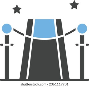 Red Carpet Icon image. Suitable for mobile application.