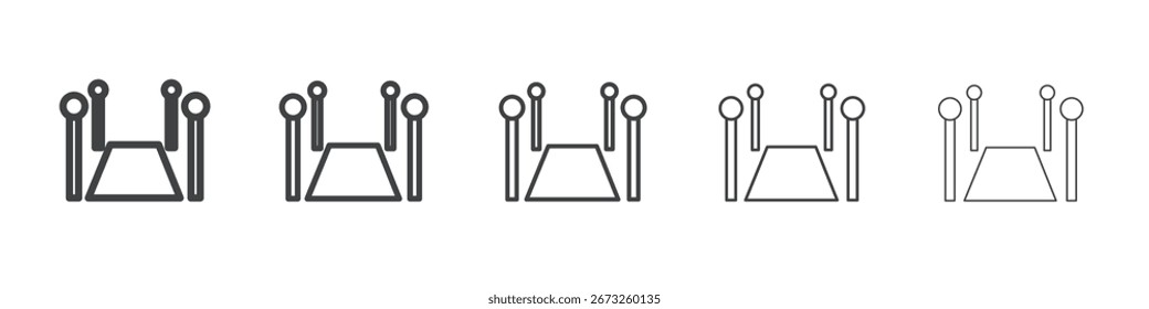 red carpet icon simple illustration collection symbol