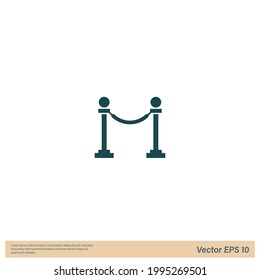 red carpet icon vector company logo template
