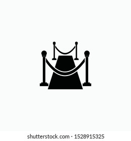 red carpet icon vector sign symbol isolated