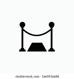 red carpet icon vector sign symbol isolated
