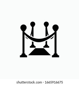 red carpet icon vector sign symbol isolated