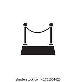 red carpet icon vector sign symbol isolated