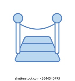 Red Carpet Icon vector stock illustration