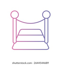 Red Carpet Icon vector stock illustration