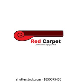 Red Carpet Luxurious Event Concepts Logo Template Vector
