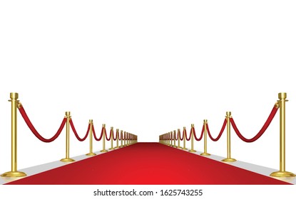 Red carpet paparazzi,The city eps,3D illustration space for text