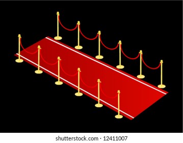 red carpet vector