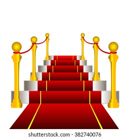 Red Carpet  Vector Illustration